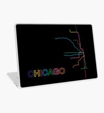 Chicago "L" Map Laptop Skin