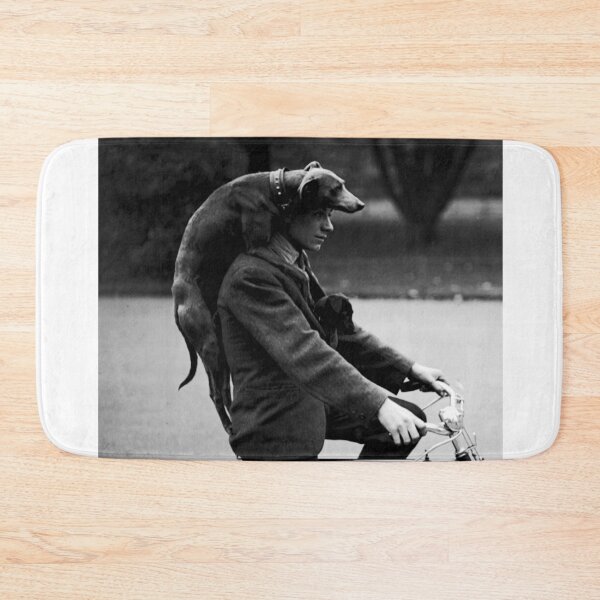 Item preview, Man With Dog On Cycle - 1931 designed and sold by BritishYank.
