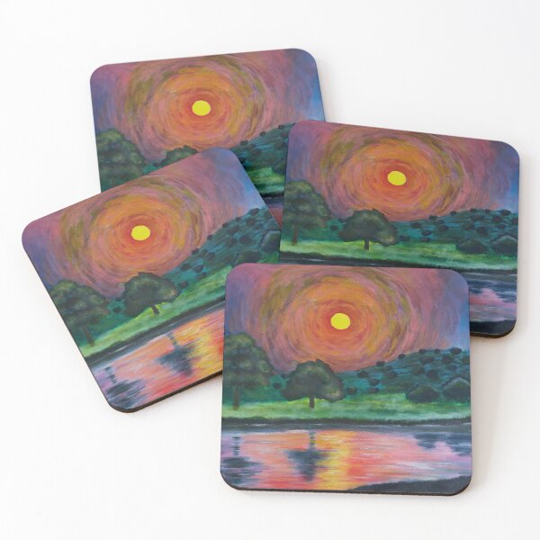 Item preview, Ultimate Sunset (acrylic painting) designed and sold by sillysallymoon.