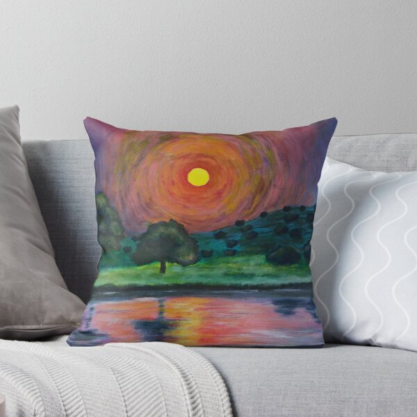 Item preview, Ultimate Sunset (acrylic painting) designed and sold by sillysallymoon.