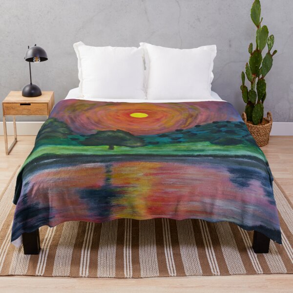 Item preview, Ultimate Sunset (acrylic painting) designed and sold by sillysallymoon.