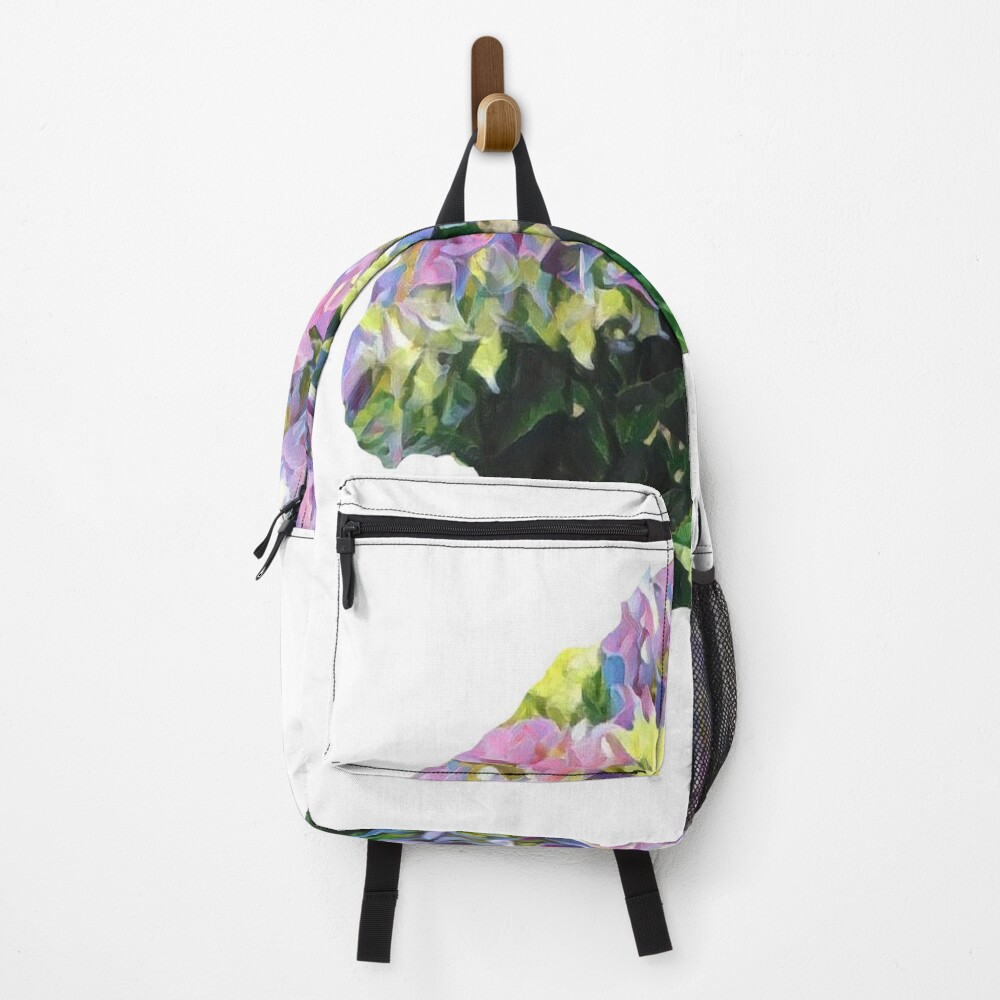 Purple Hydrangea on a backpack