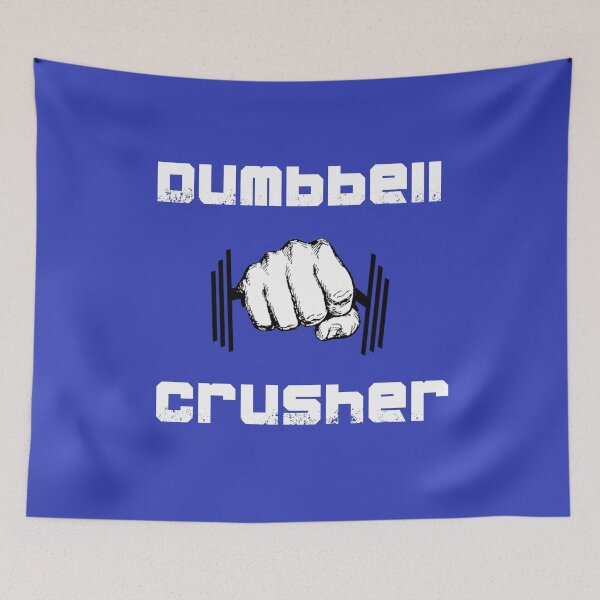 Item preview, Dumbbell Crusher Fitness Design designed and sold by PeaceOffandLove.