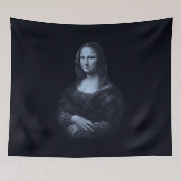 Item preview, Mona Lisa in Blue designed and sold by Scotch Macaskill.