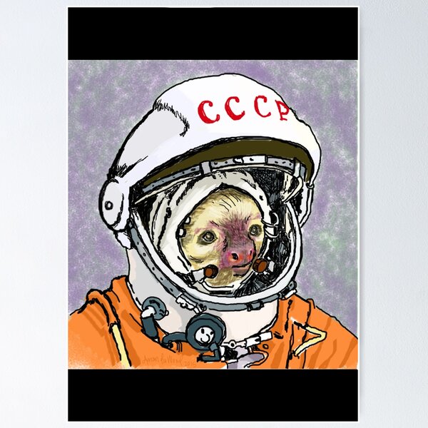 Item preview, Cosmonaut Sloth designed and sold by sneercampaign.