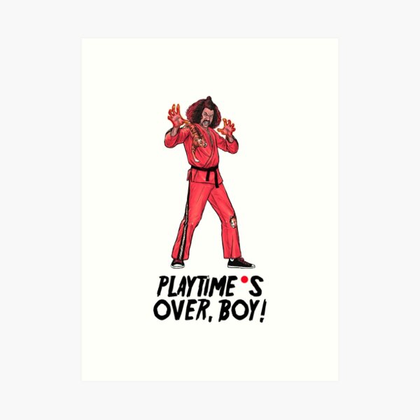 Playtime's Over, Boy! - The Glow Art Print