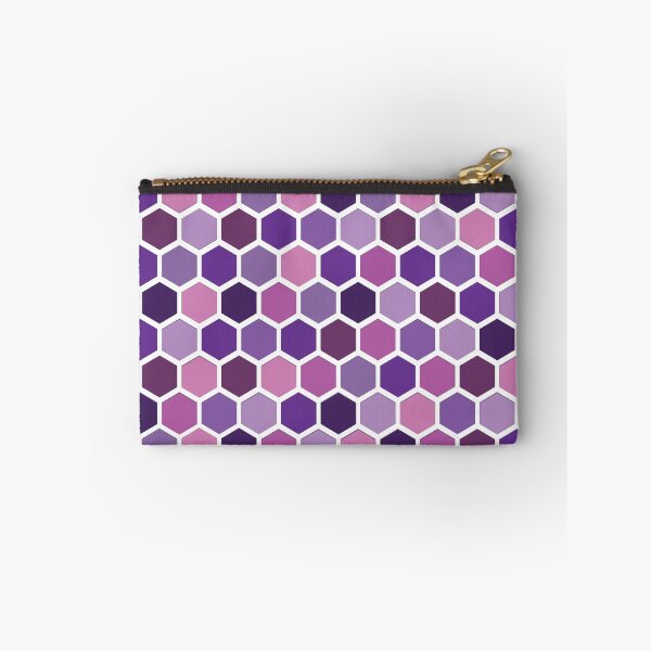 Item preview, Purple and Pink Hexagonal Honeycomb Pattern designed and sold by thesnowwhyte.