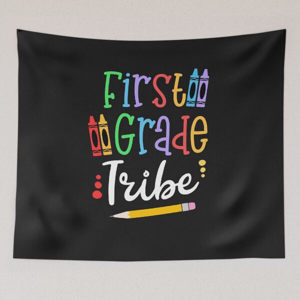Item preview, Cute Teacher Gift, First Grade Tribe, Fun Gift For 1st Day Of School designed and sold by MommyMakesGifts.