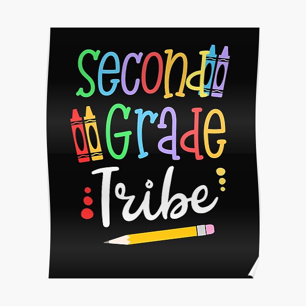 "Cute Teacher Appreciation Gift, Second Grade Tribe, Fun Gift For 1st