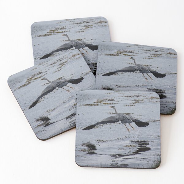 Item preview, Grey Heron Taking Off designed and sold by IslayFineArt.