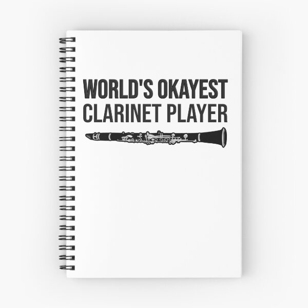 Item preview, World's okayest clarinet player - funny clarinet gift idea designed and sold by HEJAshirts.