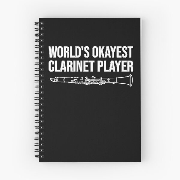 Item preview, World's okayest clarinet player - funny clarinet gift idea designed and sold by HEJAshirts.