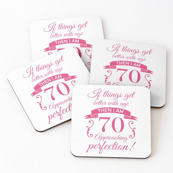 Item preview, Funny 70th Birthday 'Perfection' designed and sold by thepixelgarden.
