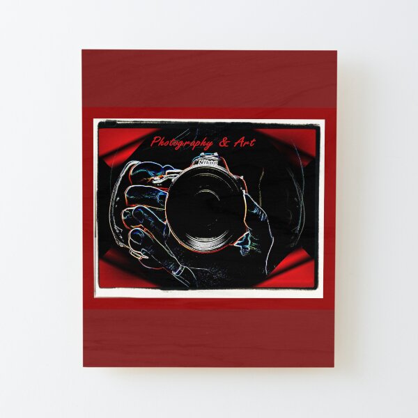 Fotografie und digitale Kunst Aufgezogener Druck auf Holz