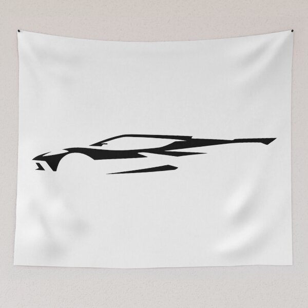 Item preview, Chevrolet Corvette C8 silhouette designed and sold by pr0xy.