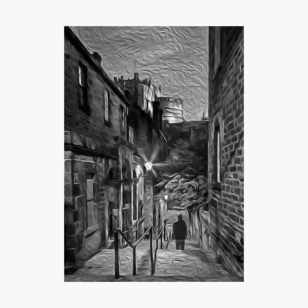 Edinburgh Castle Digital Art Photographic Print