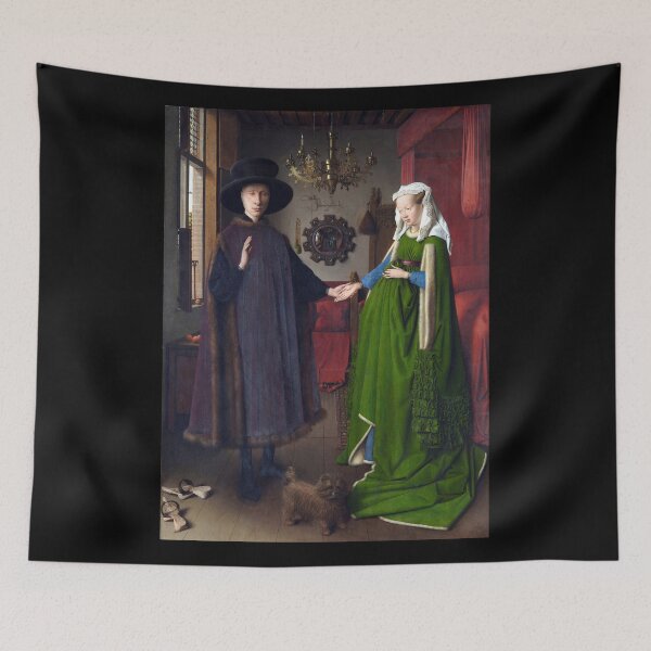 Item preview, Arnofini Portrait - Jan van Eyck - c1434 designed and sold by CrankyOldDude.