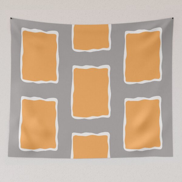 Item preview, Wild and Crazy Lines! Grey, White and Peach version!  designed and sold by Dreamers-Escape.
