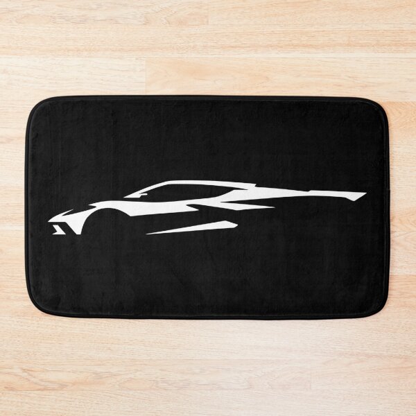 Item preview, Chevrolet Corvette C8 Silhouette - White designed and sold by pr0xy.