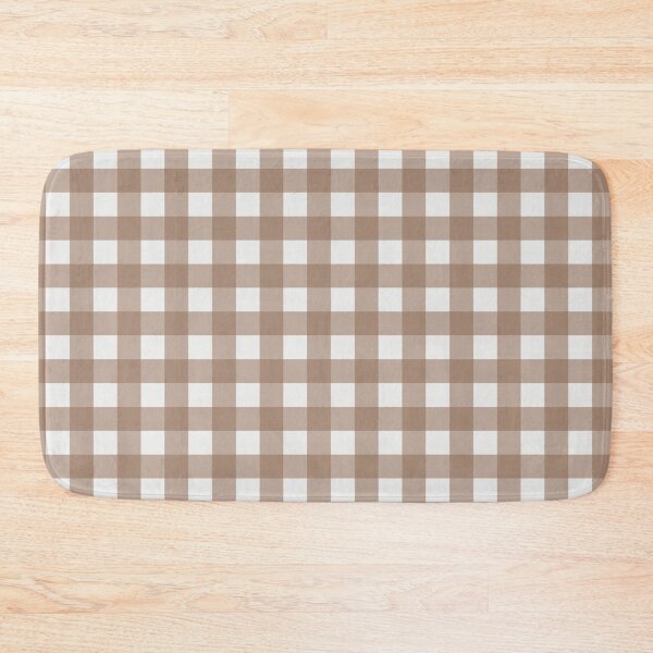 Item preview, Little Critter Plaid - White and Light Brown  designed and sold by A2Gretchen.