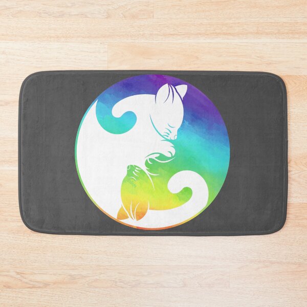 Item preview, Ying and Yang Rainbow Cat designed and sold by fearcity.