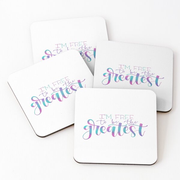 Item preview, I'm Free to be the Greatest- Positive Quote designed and sold by Angelica Herrera.