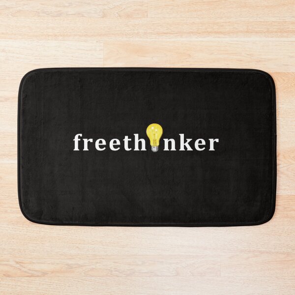 Item preview, Free Thinker Light Bulb Design designed and sold by PeaceOffandLove.