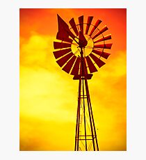Amish Sunset Photographic Print