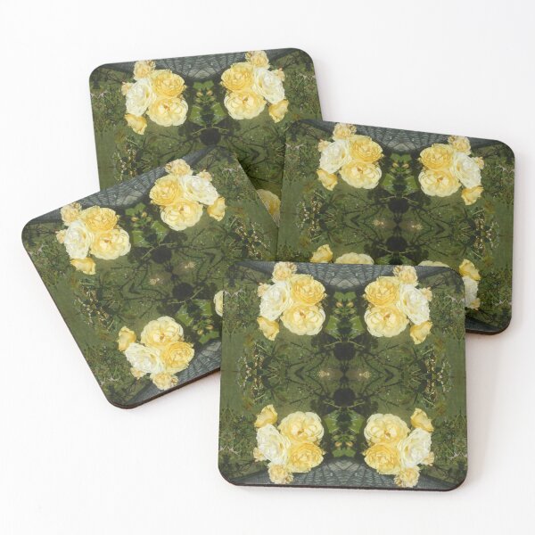 Item preview, yellow rose bunches kaleido 07/30/19 designed and sold by Shellaqua.
