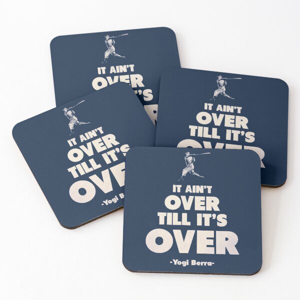 Item preview, It Aint Over Till Its Over - Yogi Berra designed and sold by AmericanTeeCo.
