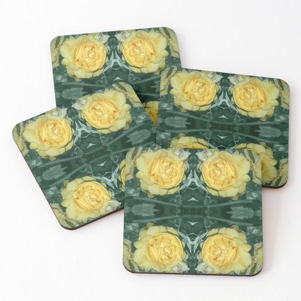 Item preview, yellow roses x4 kaleido 07/30/19 designed and sold by Shellaqua.