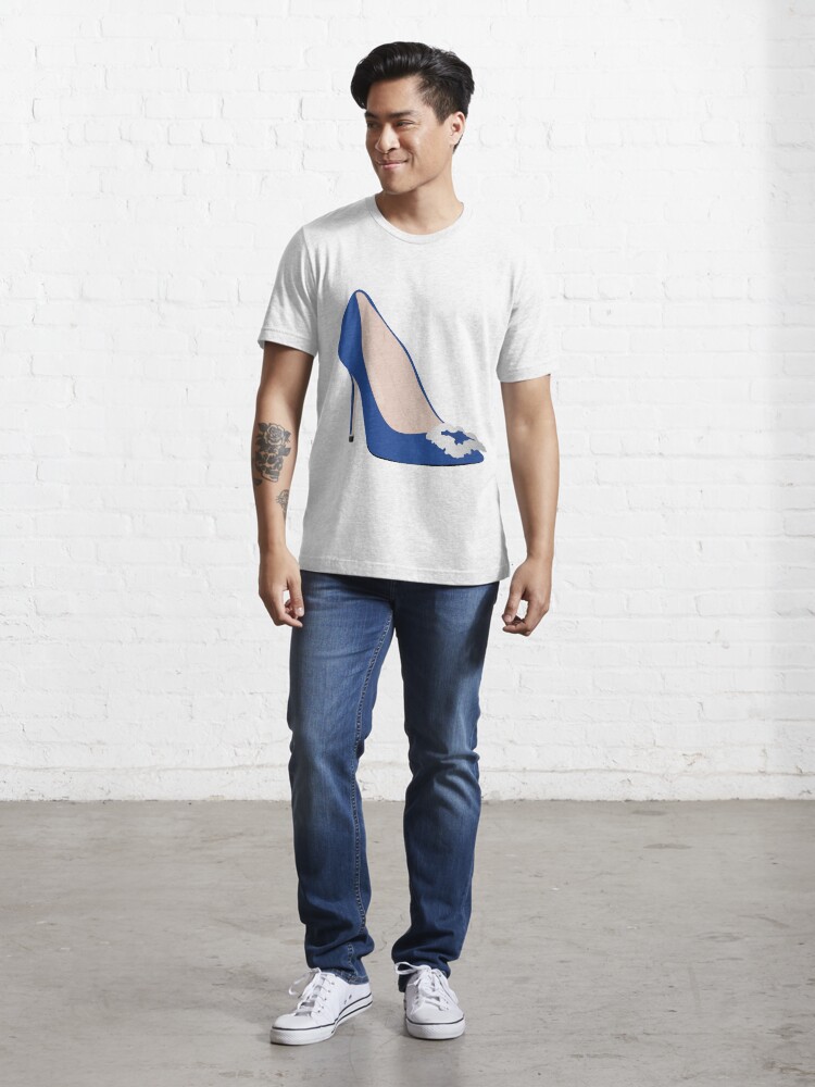 Alternate view of Designer Blue Heel Essential T-Shirt