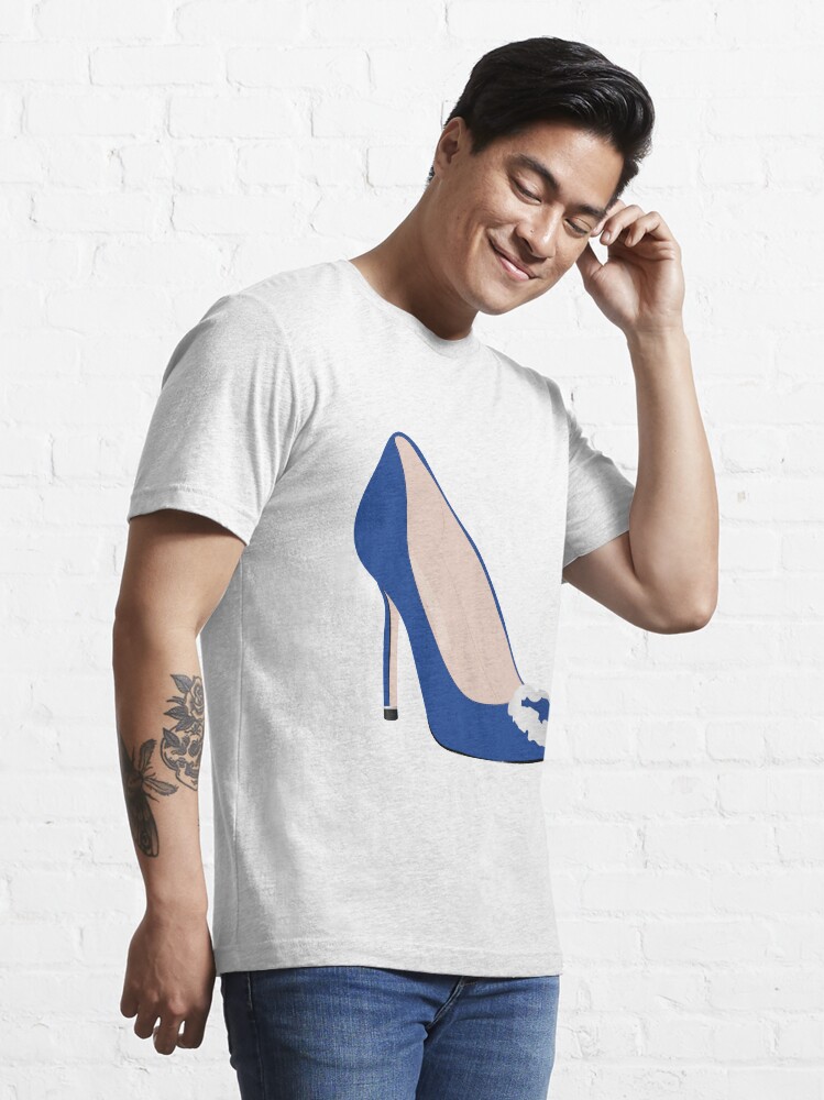 Alternate view of Designer Blue Heel Essential T-Shirt