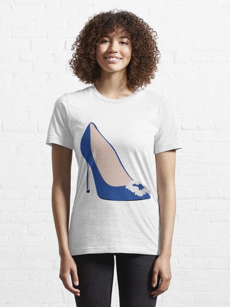 Alternate view of Designer Blue Heel Essential T-Shirt