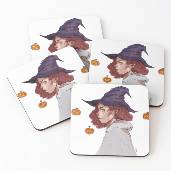 Item preview, pumpkin witch designed and sold by floppyart.