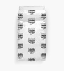 Mix Tape: Stuff To Dance To Duvet Cover