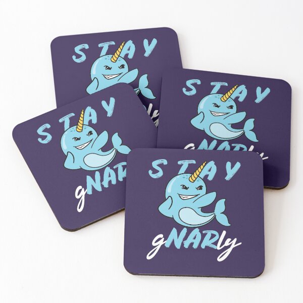 Item preview, Narwhal Pun - Stay Gnarly designed and sold by jaygo.