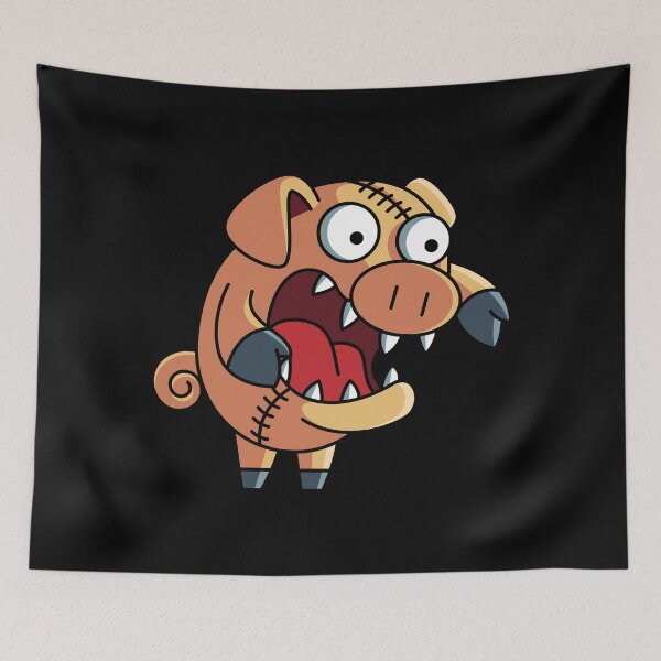 Item preview, Frankenstein Pig, horror halloween monster designed and sold by tonstan.
