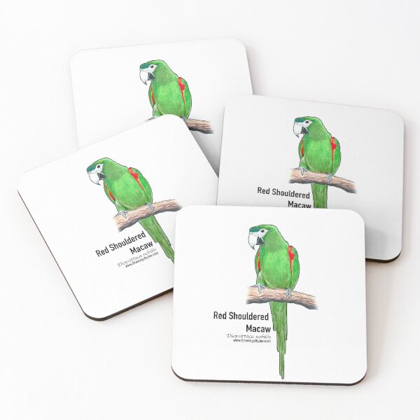 Item preview, Red Shouldered Macaw designed and sold by Joe Richichi.