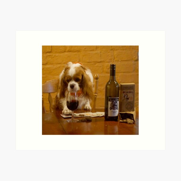 Item preview,  The Wine Connoisseur  - by Avril Thomas designed and sold by MagpieSprings.