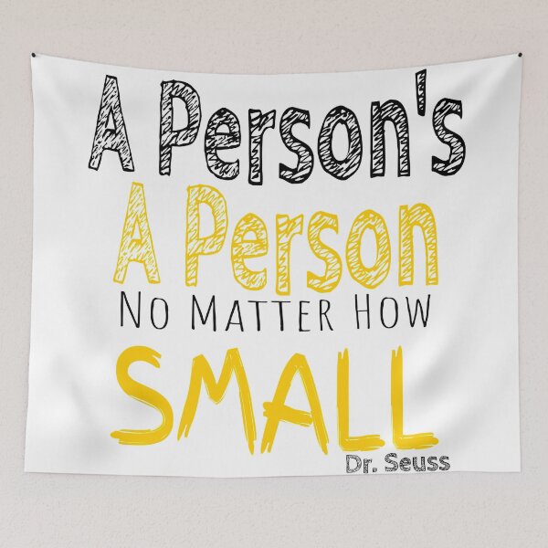 Item preview, A person's a person no matter how small designed and sold by TheBoyTeacher.