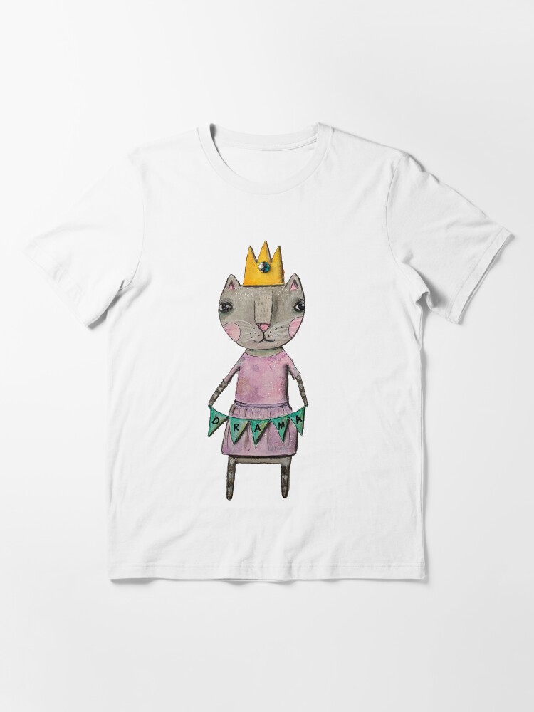 Alternate view of Drama Queen Cat Essential T-Shirt