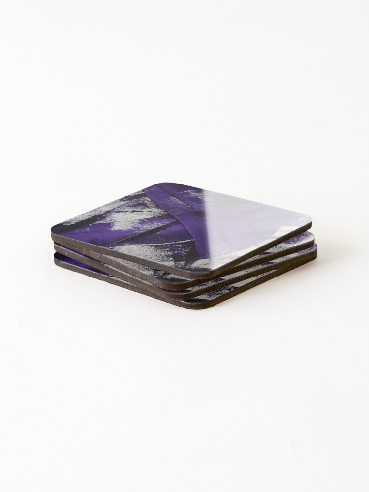 Thumbnail 4 of 5, Coasters (Set of 4), Violet designed and sold by cppaintings.