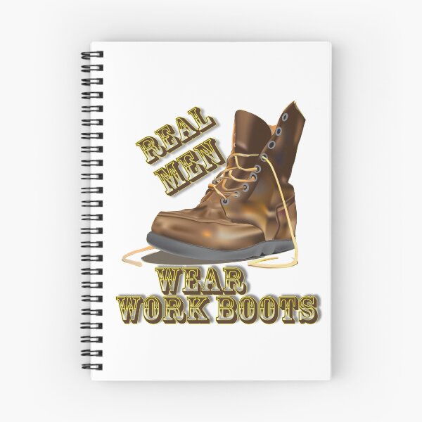 Item preview, Real Men Wear Work Boots designed and sold by Sweeettfriday.