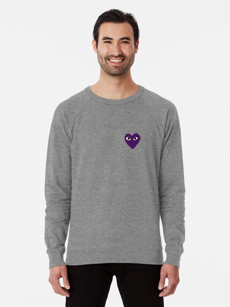 purple cdg t shirt