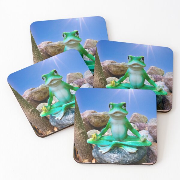 Item preview, Meditating frog designed and sold by Trendature Online .