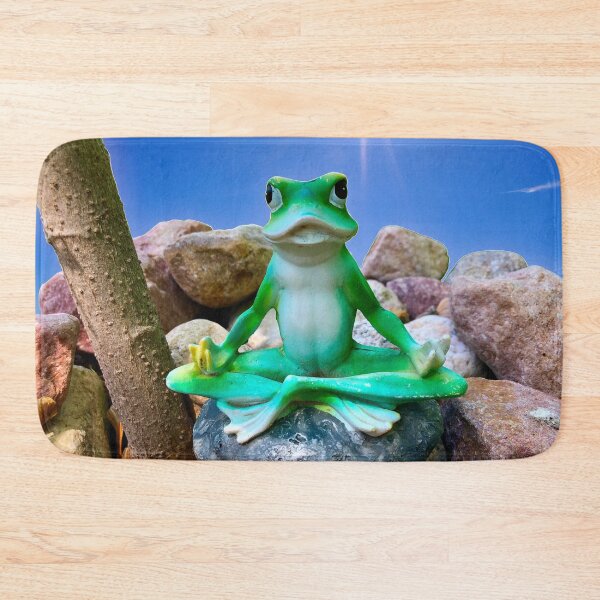 Item preview, Meditating frog designed and sold by Trendature Online .