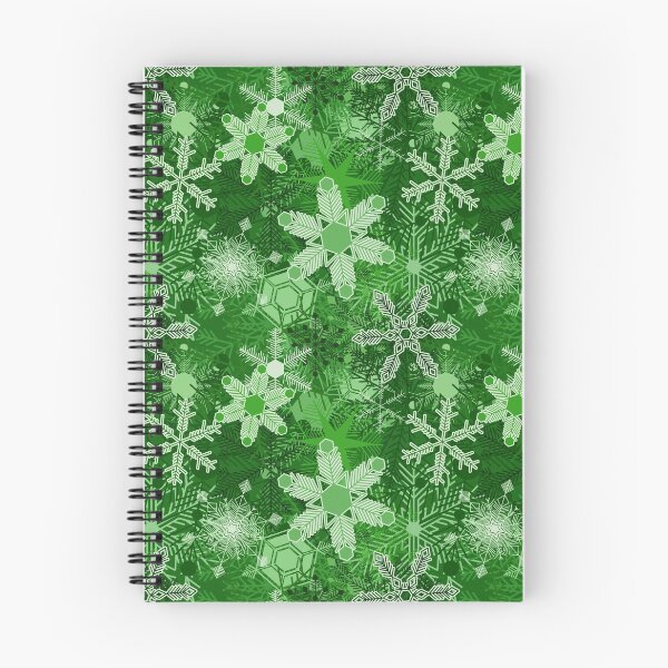 Item preview, Snowflakes in Greens designed and sold by Sarinilli.