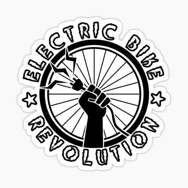 Electric Bike Revolution Sticker for Sale by pablomendoza