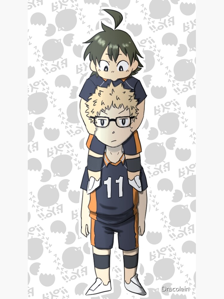 "Tsukishima Kei x Yamaguchi Tadashi Haikyu" Poster by Dracolein | Redbubble